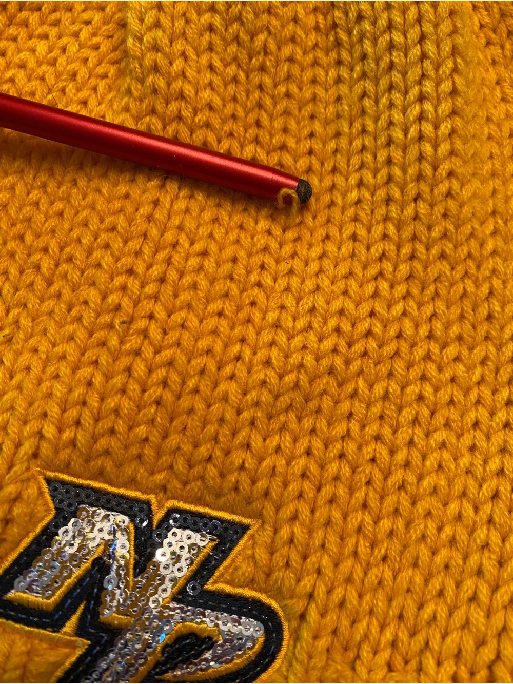 Nashville Predators Knit Pom Pom Beanie - Picture 10 of 10